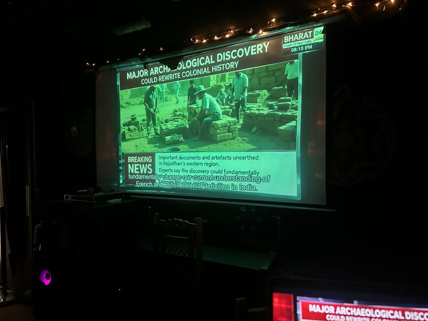 A documentary screening at the live night
